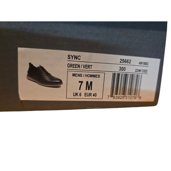 Stacy Adams Sync Men’s SlipOn Dress Shoes Green Size 7M – RedZone Comfort Insole - Picture 5 of 9